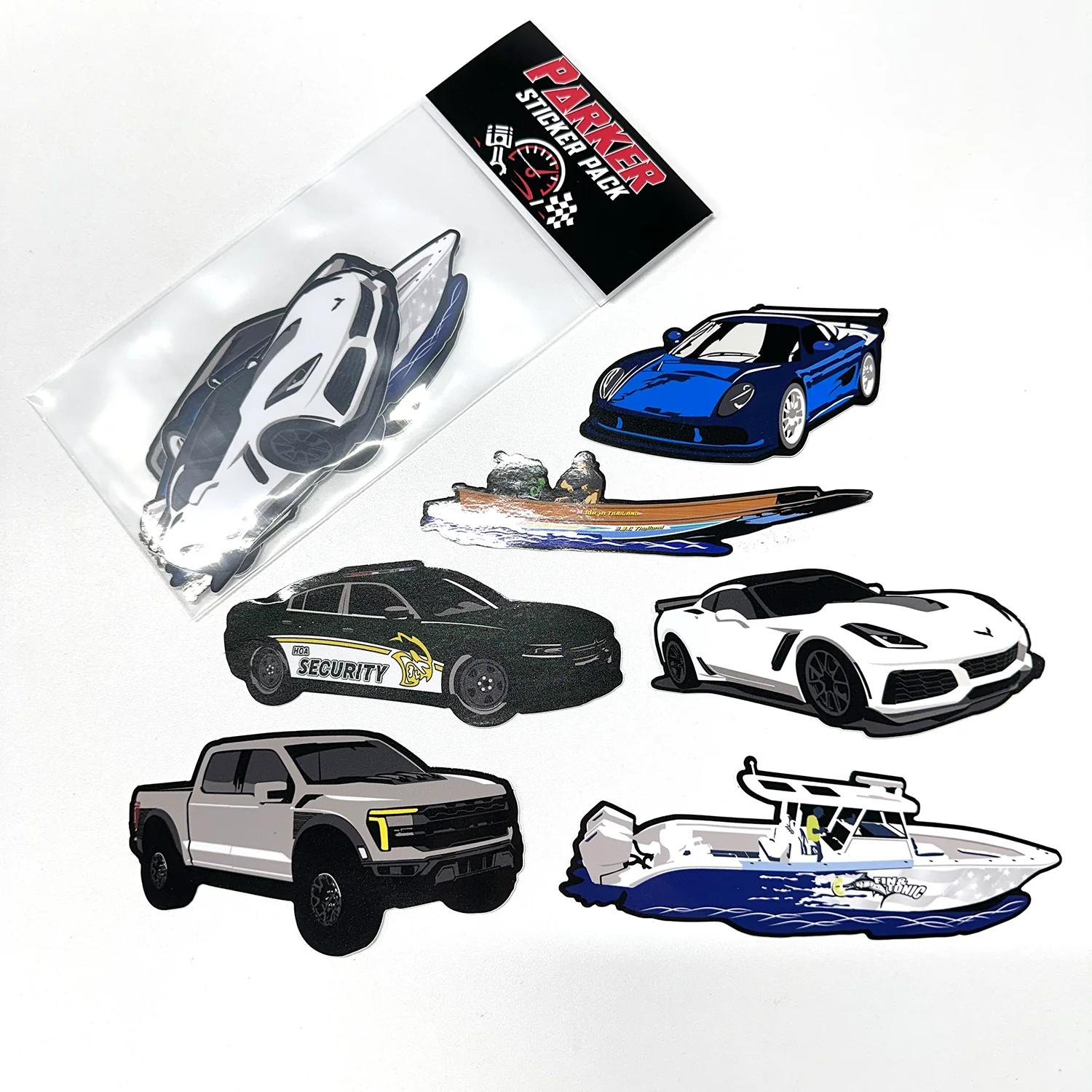 1142-dr.-parker-fleet-cars-sticker-pack-1.webp Dr. Parker Fleet Cars Sticker Pack