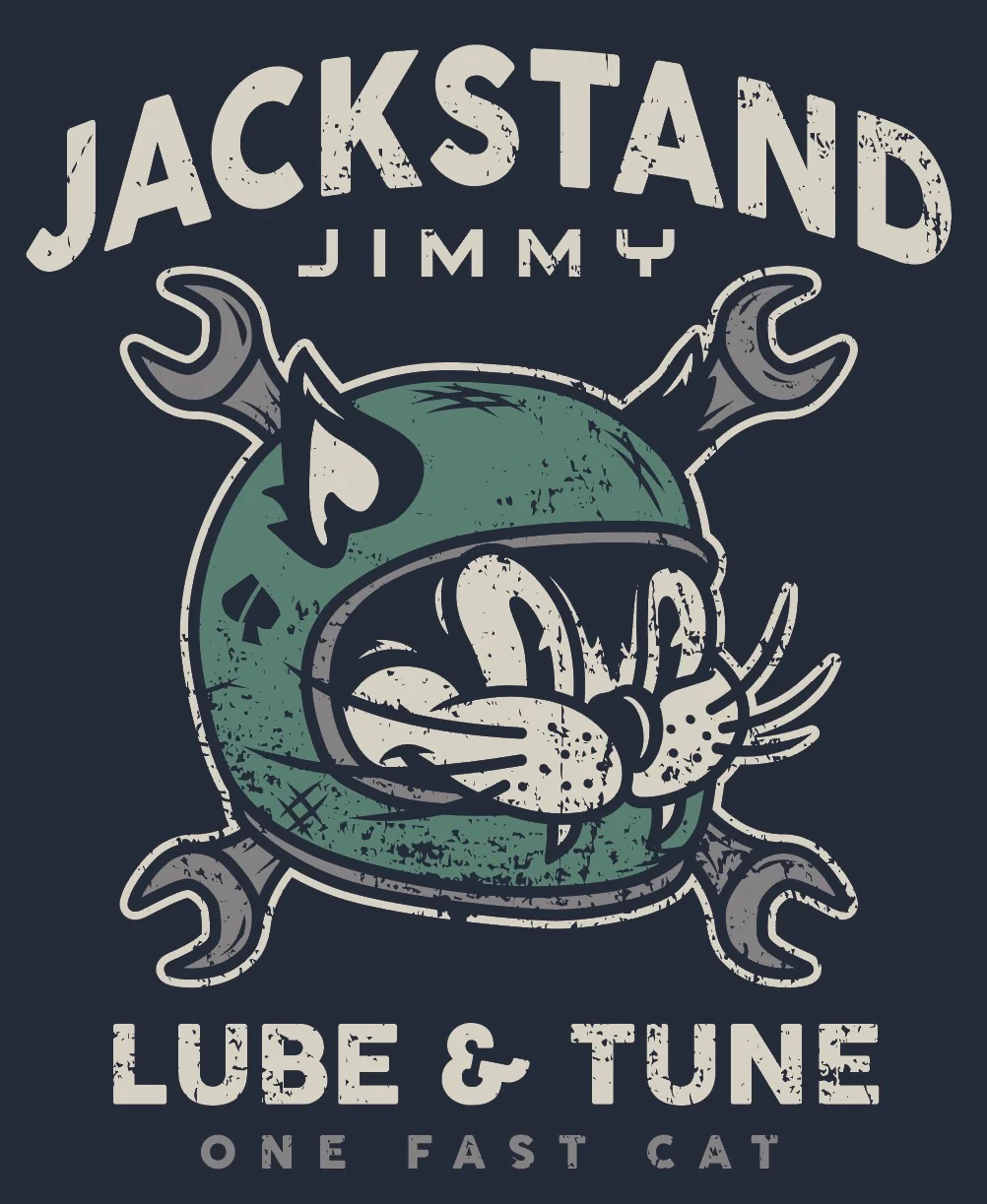 Jackstand Jimmy Retro Helmet Shirt