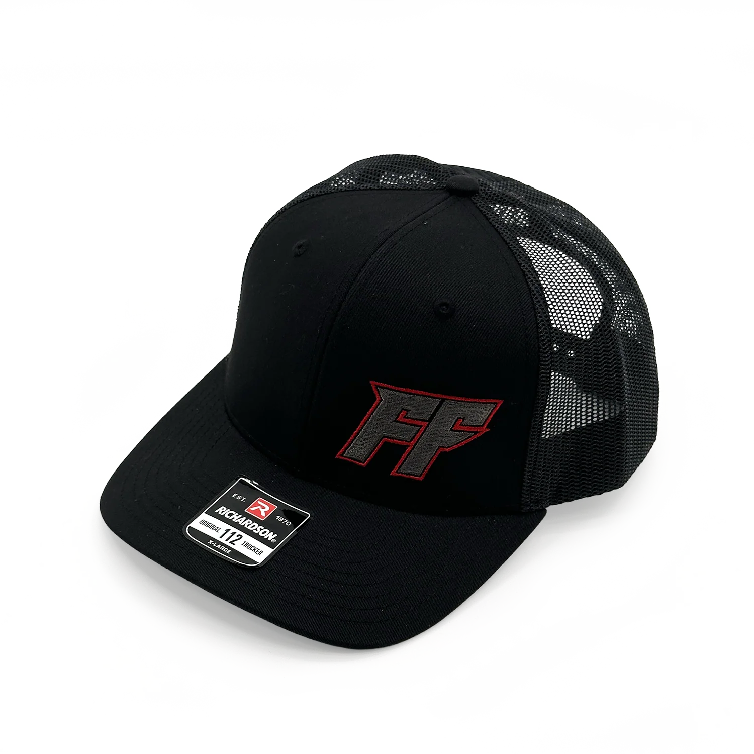 Freedom Factory Black Hat (2 options blue trim or red trim)