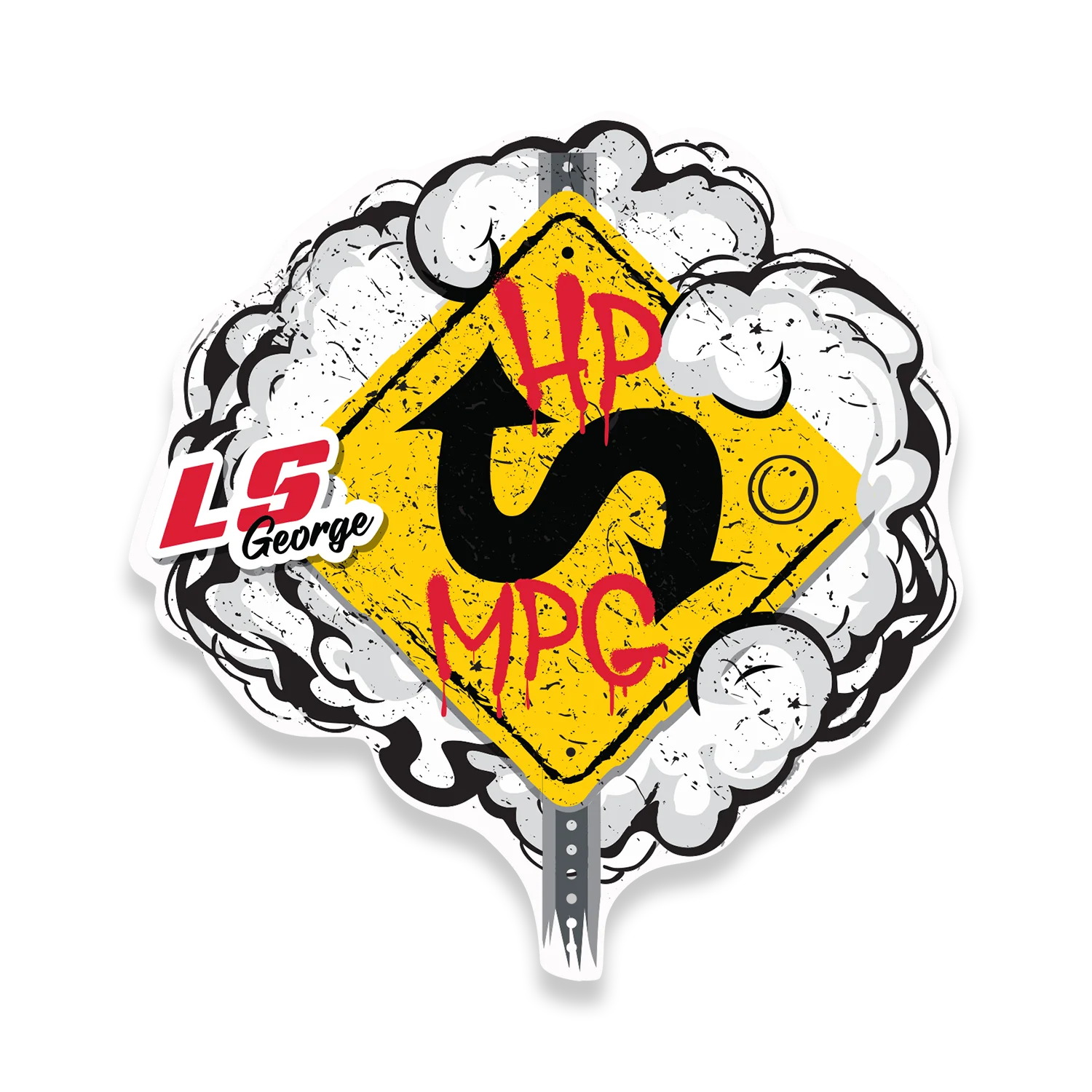 LS George HP↑ MPG↓ Air Freshener