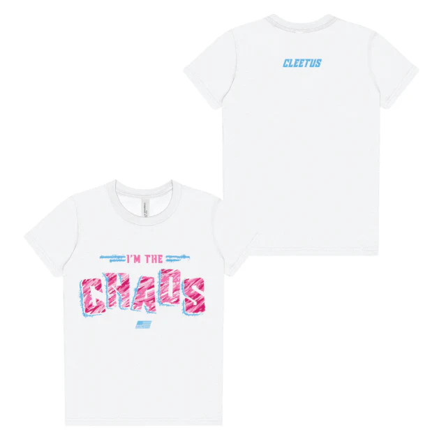 Cleetus McFarland Chaos Girl's T Shirt