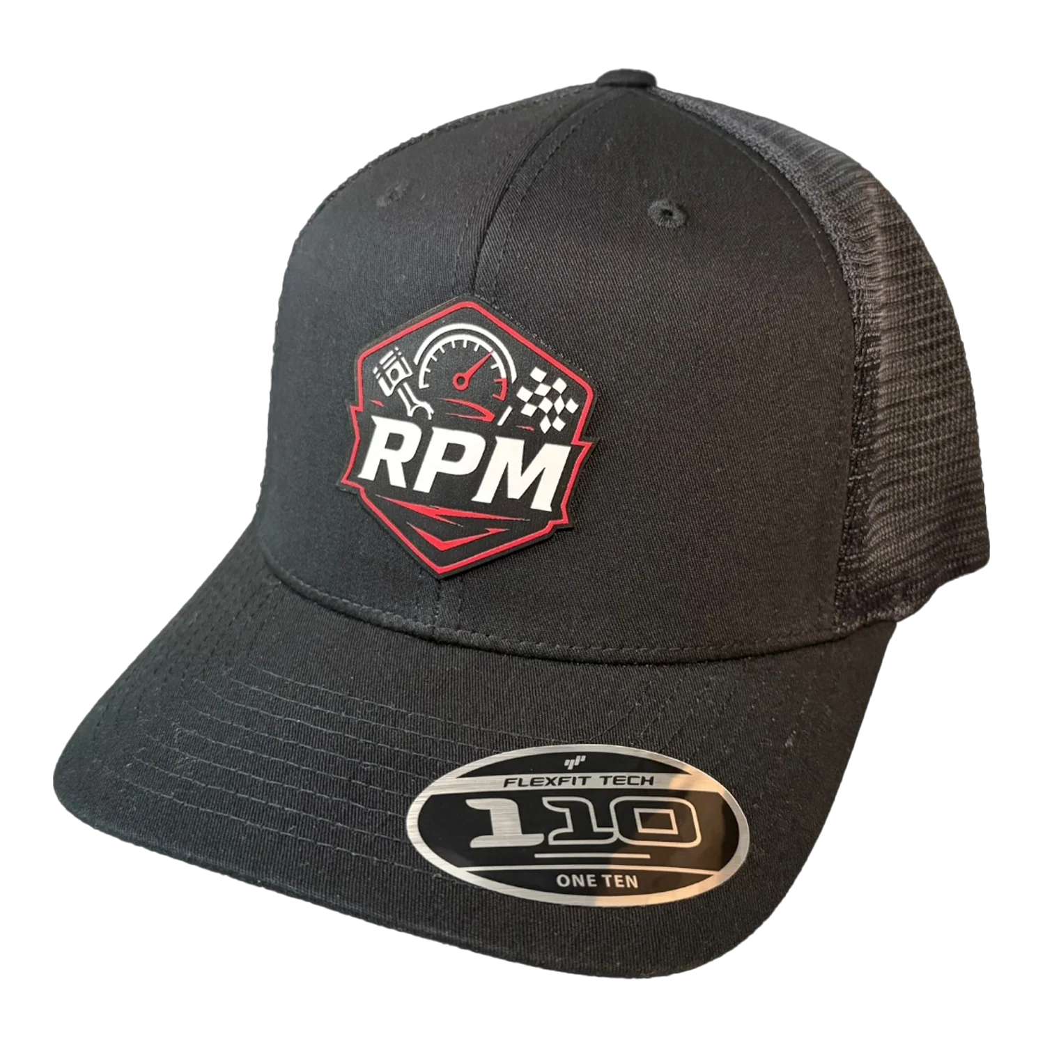 1942-dr.-parker-s-rpm-black-flexfit-hat-1.webp Dr. Parker's RPM Black Flexfit Hat