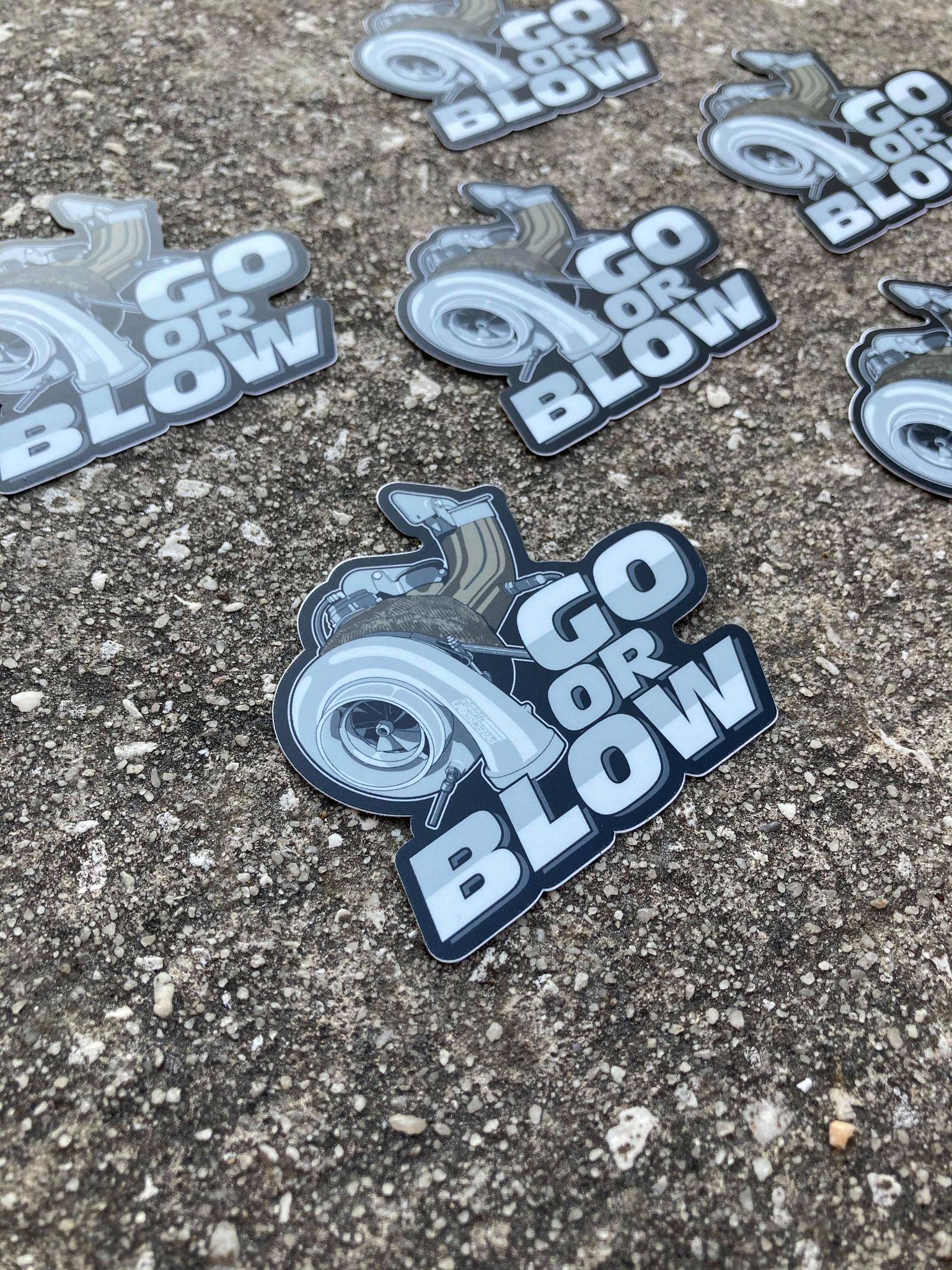 1963-go-or-blow-sticker-2.jpg Go or Blow Sticker