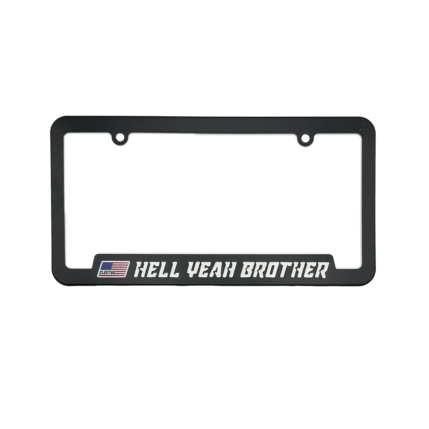 2064-cleetus-license-plate-frame-black-1.webp Cleetus License Plate Frame-Black