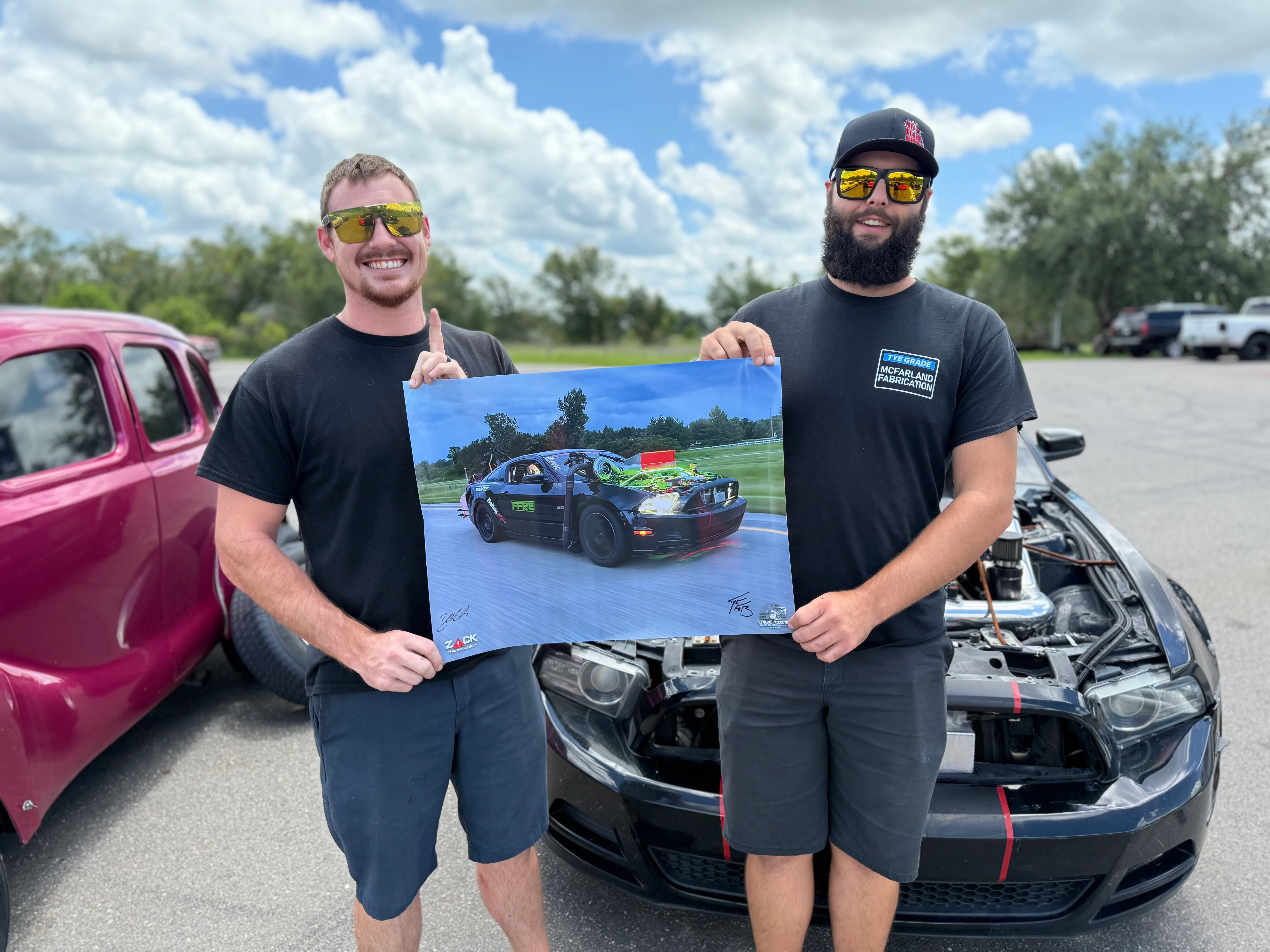 Tye and Zack's Built Not Bought SIGNED Poster