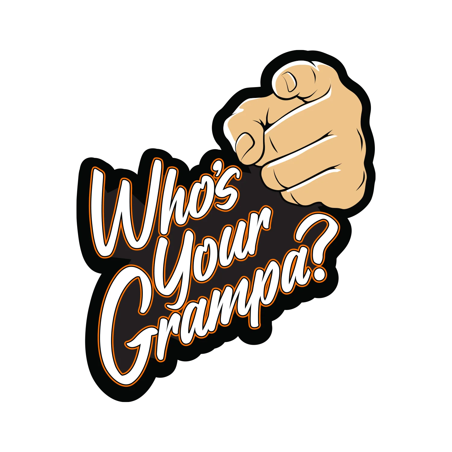 82-mr.-sam-s-who-s-your-grampa-sticker-1.webp Mr. Sam's Who's Your Grampa Sticker